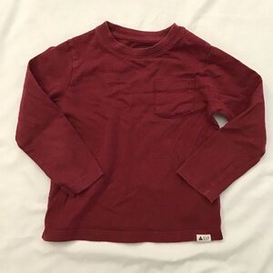 (Like new) GAP Longsleeve Red Shirt with Pocket